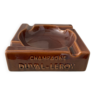 Duval-Leroy ceramic ashtray