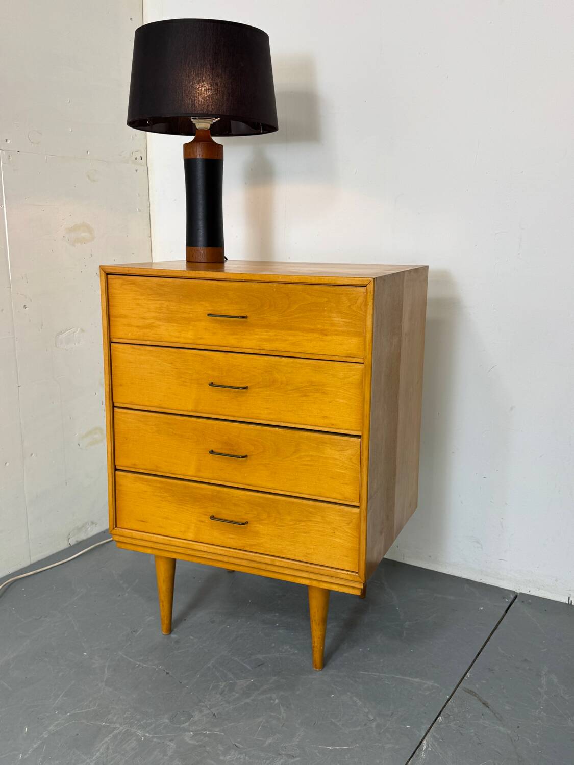 Commode en bouleau moderne du milieu du siècle par Cees Braakman, années 1950