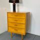 Commode en bouleau moderne du milieu du siècle par Cees Braakman, années 1950