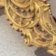 Paire de cadres en laiton doré rococo, cadres décoratifs antiques pour mur et table