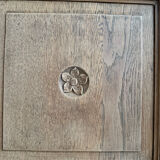 Art Deco display cabinet in oak (renovated)