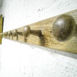 Wall coat rack with 10 hooks
