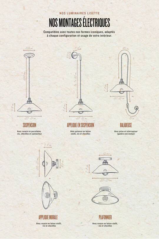 Lisette - white terracotta - wall light