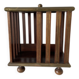 Small rotating desk bookcase