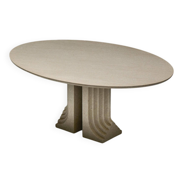 Table de salle à manger Samo, conçue par Carlo Scarpa pour Simon Gavina, Italie, 1971
