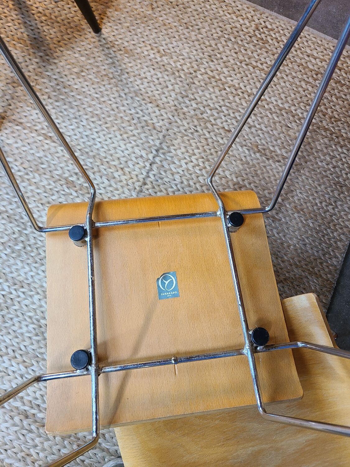 Suite de 6 chaises empilables Yamakado "Cocotte" - circa 1990