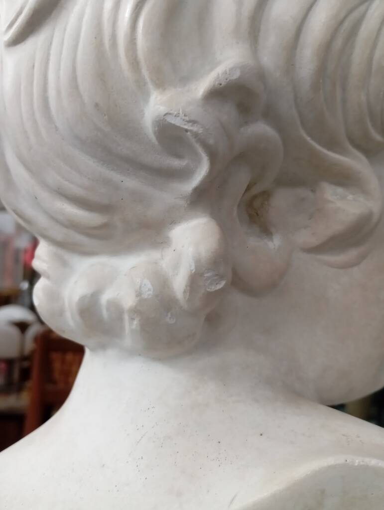 Bust of Eros, cast from the Louvre early 20th century.