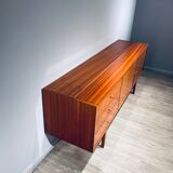 Enfilade avec tiroirs et étagères vintage 60