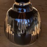 Vase noir stylisé Art Déco