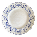 Round ironstone dish Sarreguemines model Corbeille