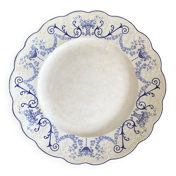 Round ironstone dish Sarreguemines model Corbeille