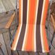 4 vintage camping armchairs