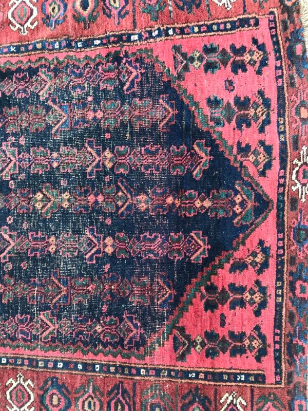 Carpet old Persian Bijar 19th century handmade 110 X 189 CM