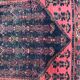 Carpet old Persian Bijar 19th century handmade 110 X 189 CM