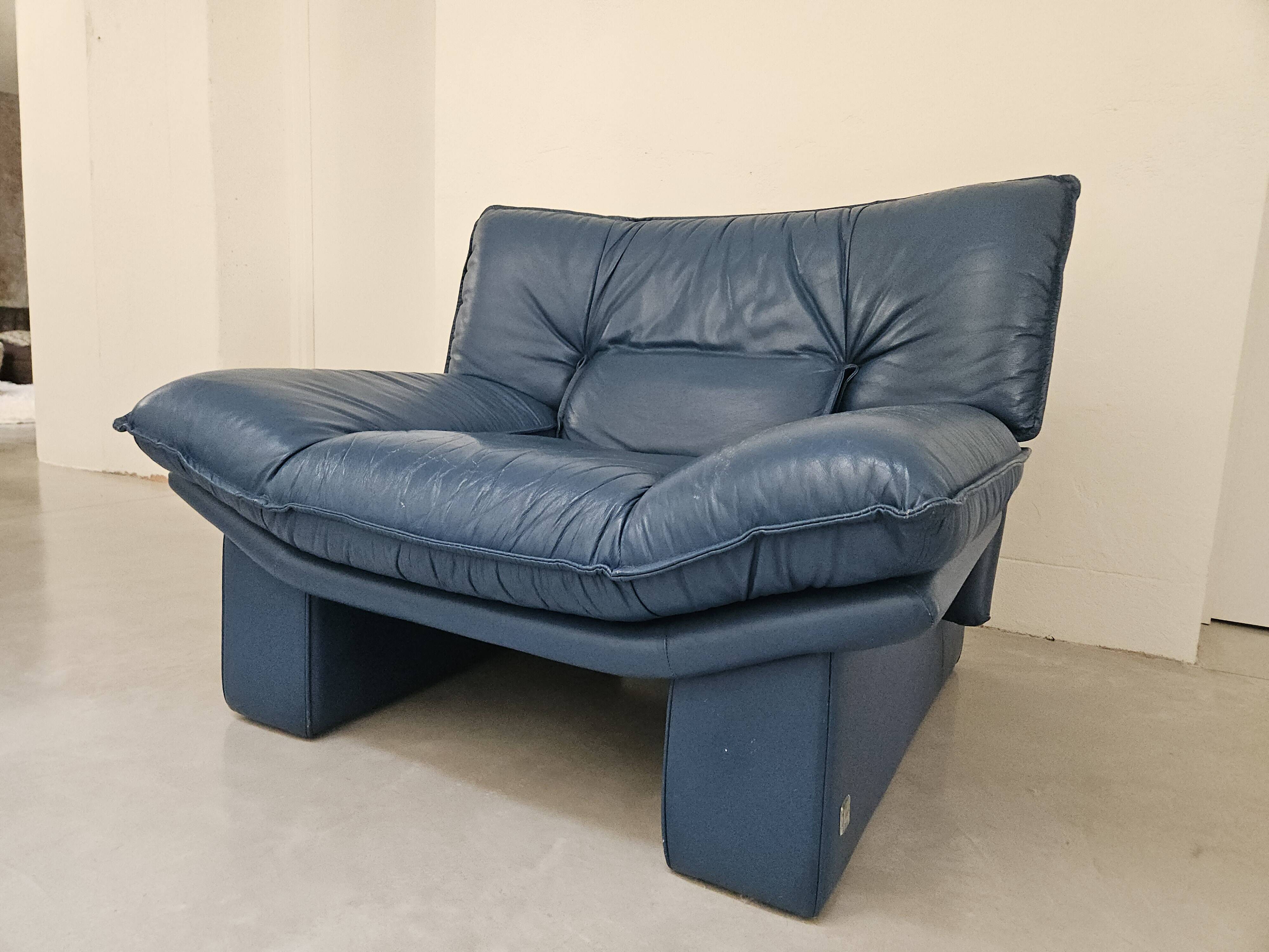 Paire de fauteuils, Nicoletti Salotti, 1980, Italie