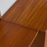 Kai Kristiansen teak wall unit with console, Denmark, 1960s