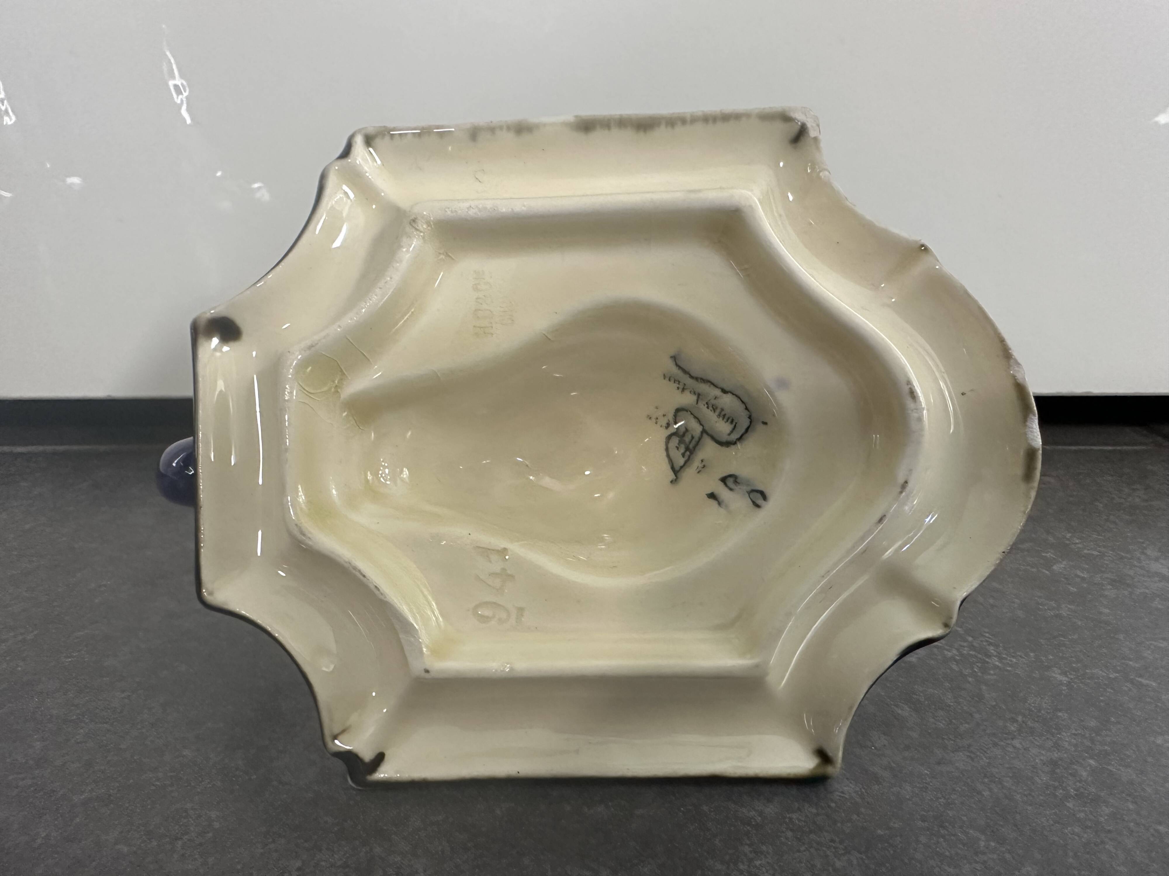 Zoomorphic candlestick, Choisy le Roi Boulenger, in the shape of an elephant, 19th century