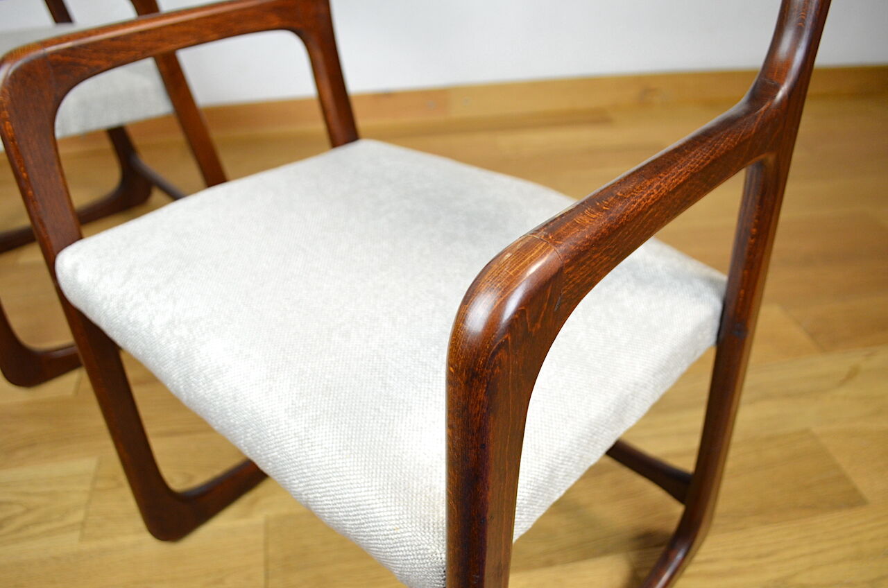Set of 2 Armchairs Baumann Sled 1960