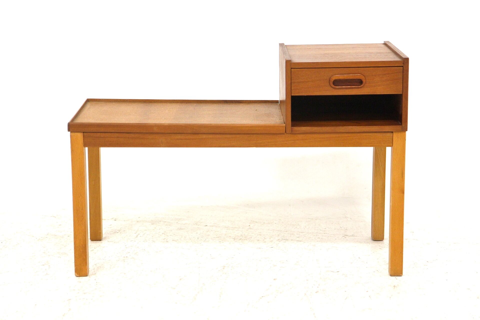 Teak telephone bench, Sweden, 1960