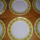 Earthenware plate service for 6 people: 12 pieces
