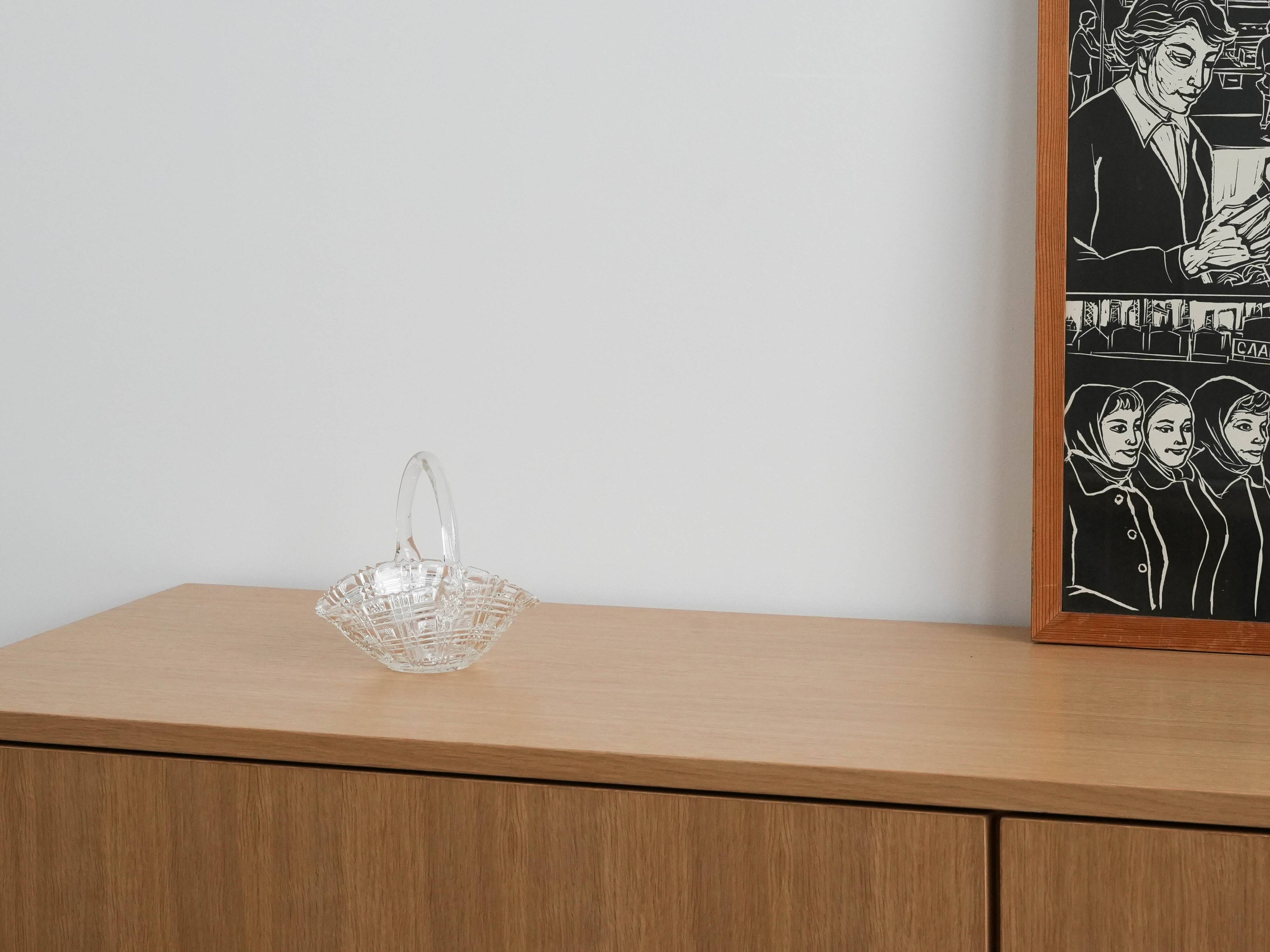 Sucrier en forme de panier, design danois, années 1970, fabriqué au Danemark