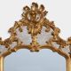 20th century large gilded baroque style mirror by Deknudt, Belgium