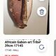 African fang mask early 20th century #statue #tribes #lega