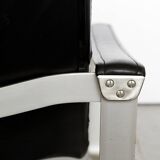 Lounge chair and ottoman Ilmari Lappalainen "Pulkka" for ASKO