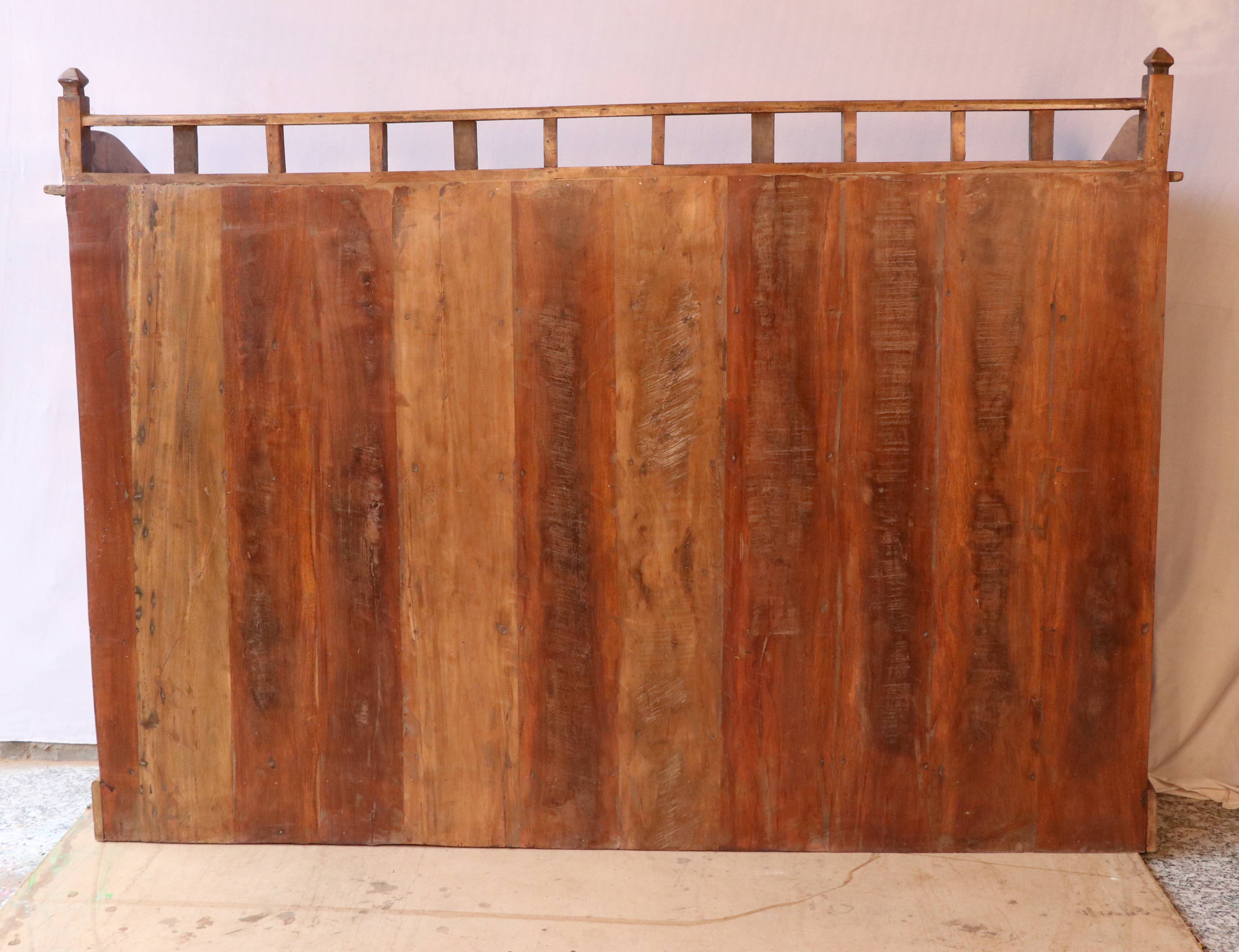 Colonial sideboard in Burmese teak