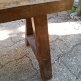 Vintage children’s walnut bench