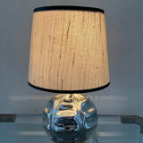 Vintage eglomised glass lamp from the 50s-60s