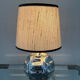 Vintage eglomised glass lamp from the 50s-60s