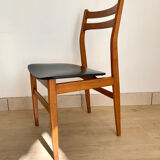 Series of 5 Scandinavian chairs