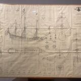 Plan unique du bateau "la couronne"