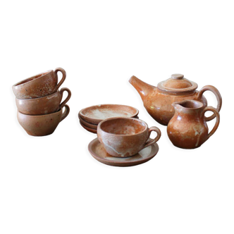 Stoneware coffee set