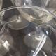set of 9 glasses of white wine / port "balloon" with crystal foot 40s-50s
