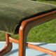Scandinavian "sledge" chair in teak by Baumann