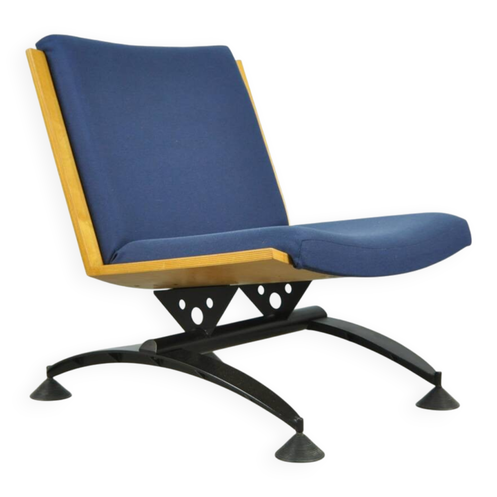 Post modern dutch vintage armchair by mazairac & boonzaaijer, 1980s