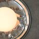 Vintage Metal and Opaline Pendant Lamp