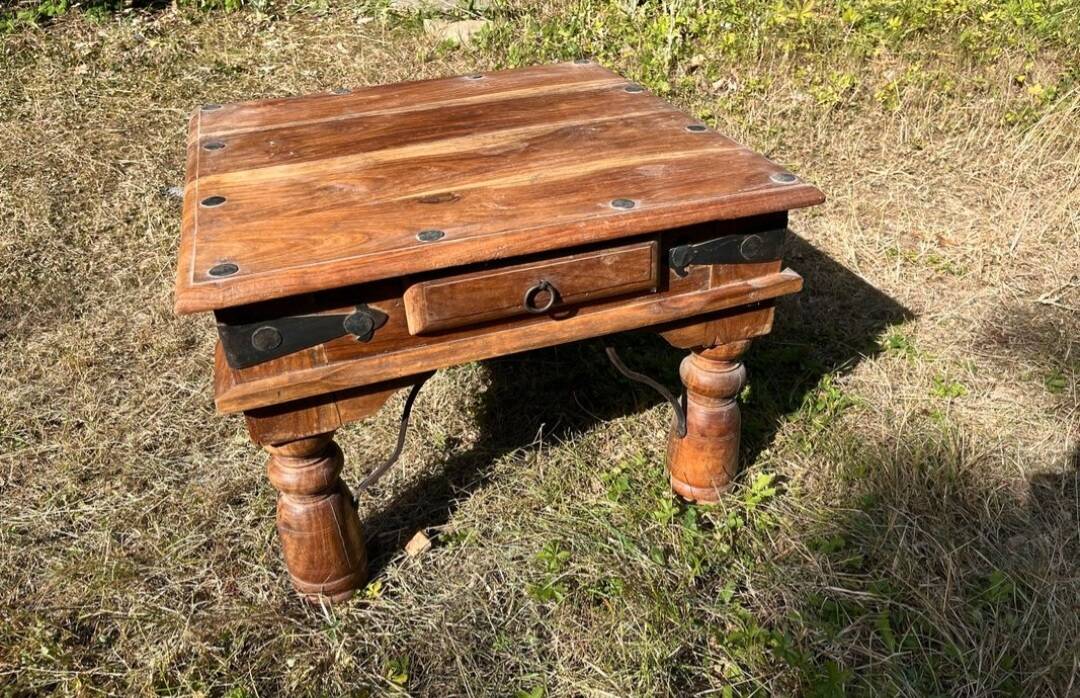 Indian teak coffee table