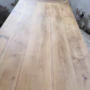 Table de ferme merisier pieds galbés XIXème