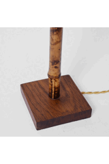 Bamboo table lamp, 1970s.