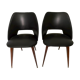 Pair of tonneau chairs