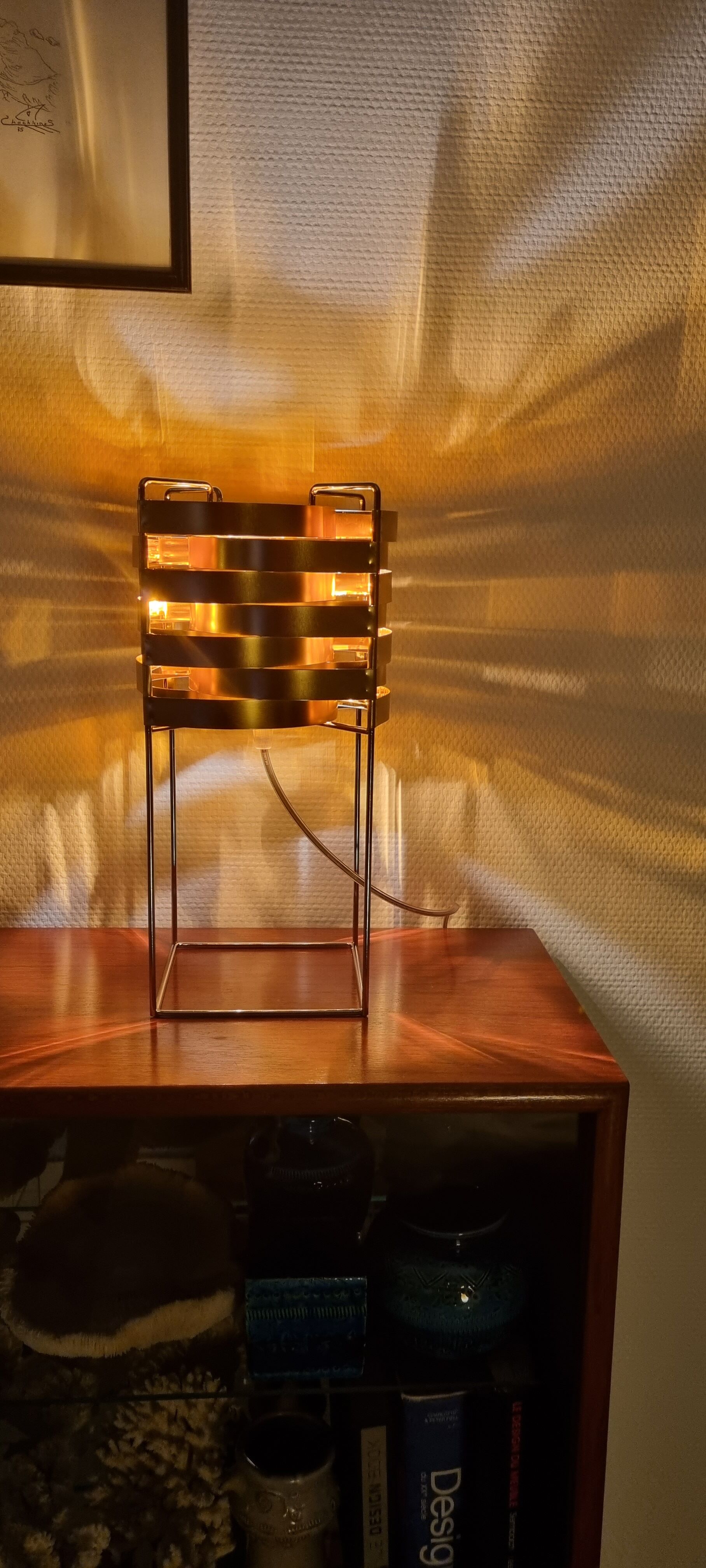 Lamp Sauze Ganymede copper finish