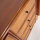 Pair of rattan and wood bedside tables