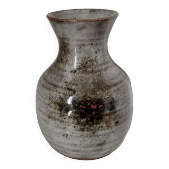Signed sandstone vase