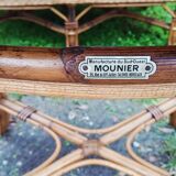 Salon d'hiver ancien en rotin (7 pièces)