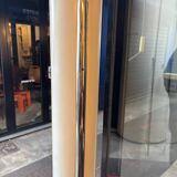 Vintage design floor lamp in chrome and white metal 70'
