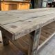 Ilot central en bois brut
