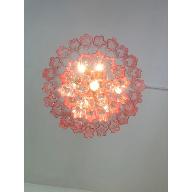 Contemporary Murano glass Sputnik chandelier, Mazzega style, set of 2 or a pair of chandeliers